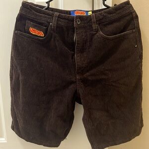 Empire Relax Corduroy Shorts- Brown